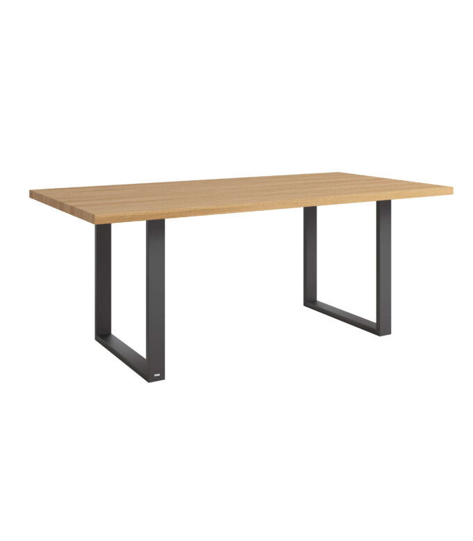 stol industrialny stal drewno