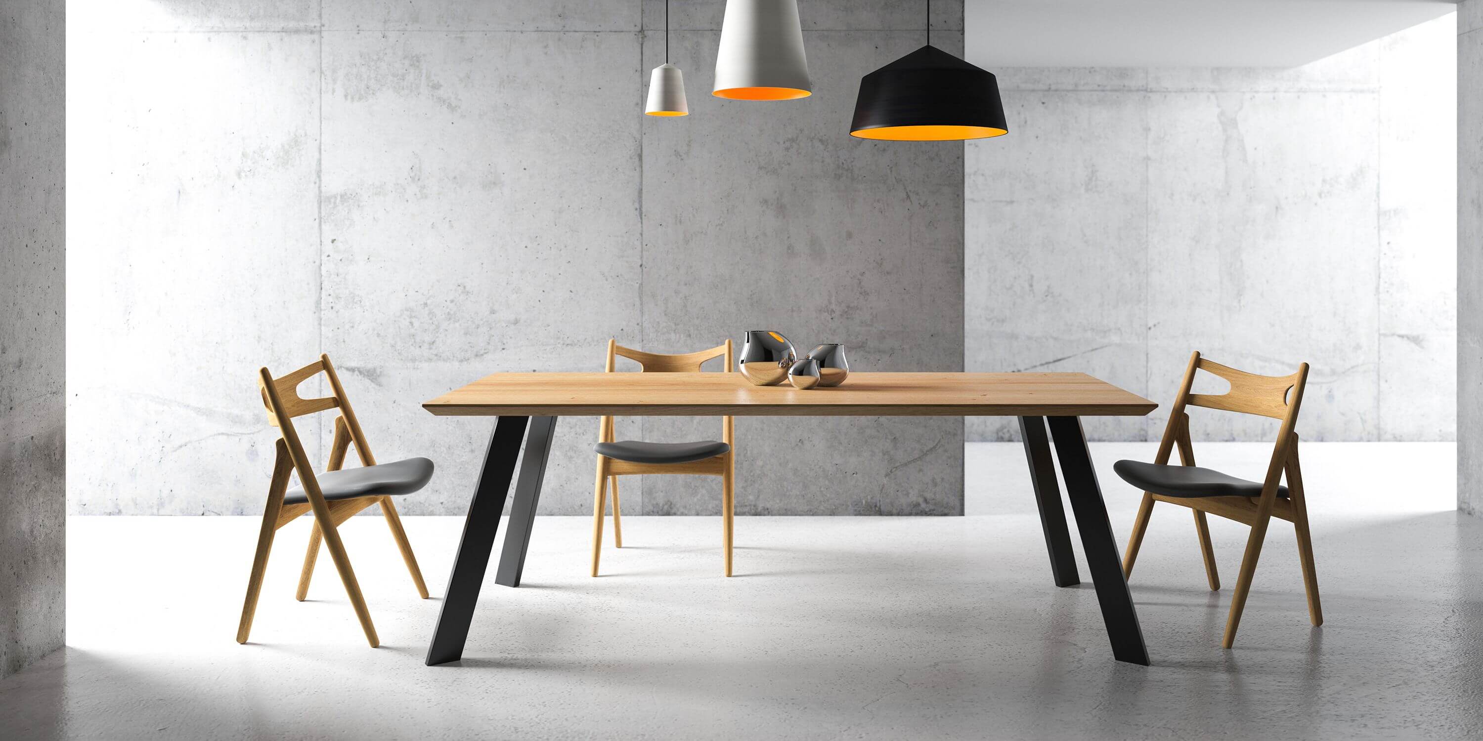 stol debowy nowoczesny polski design