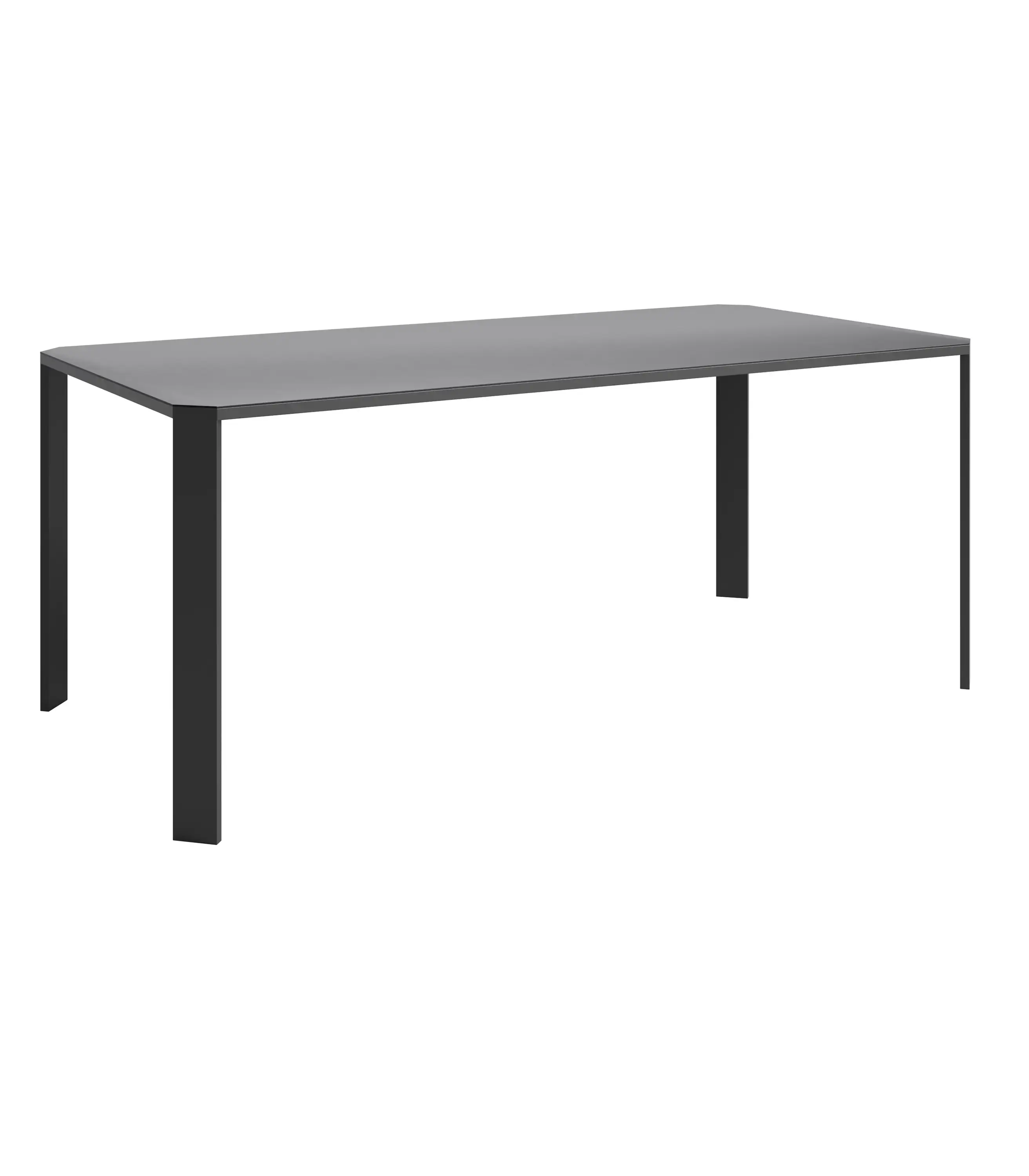 czarny nowoczesny minimalistyczny stol