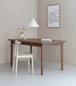 drewniany stół prostokątny skandynawski styl