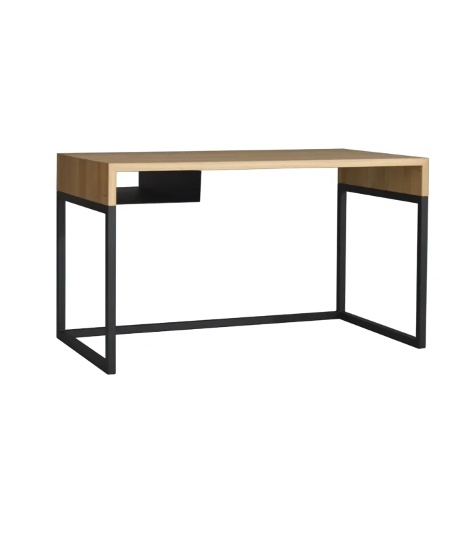 minimalistyczne biurko drewniane woodbox