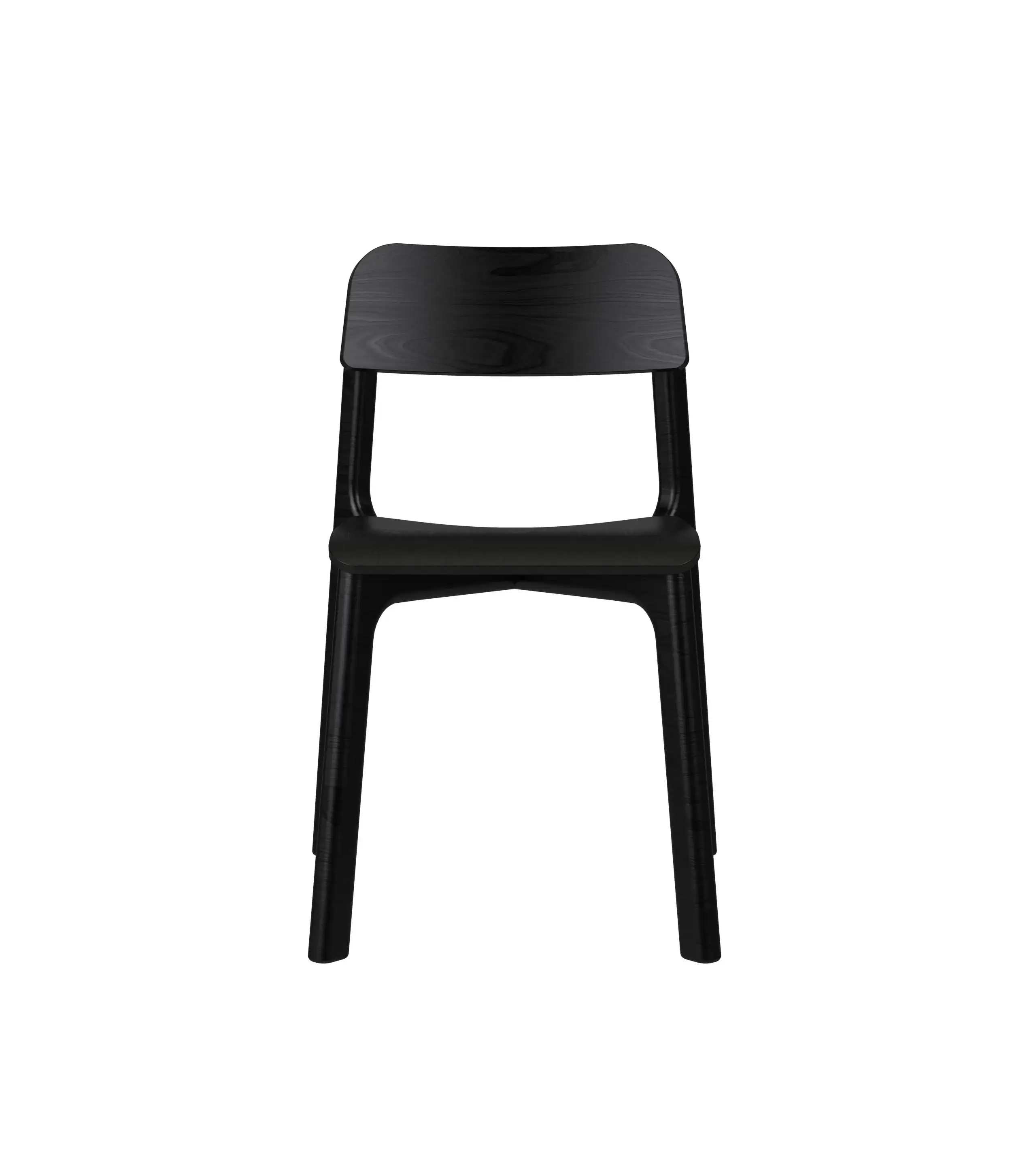 czarne drewniane krzesło