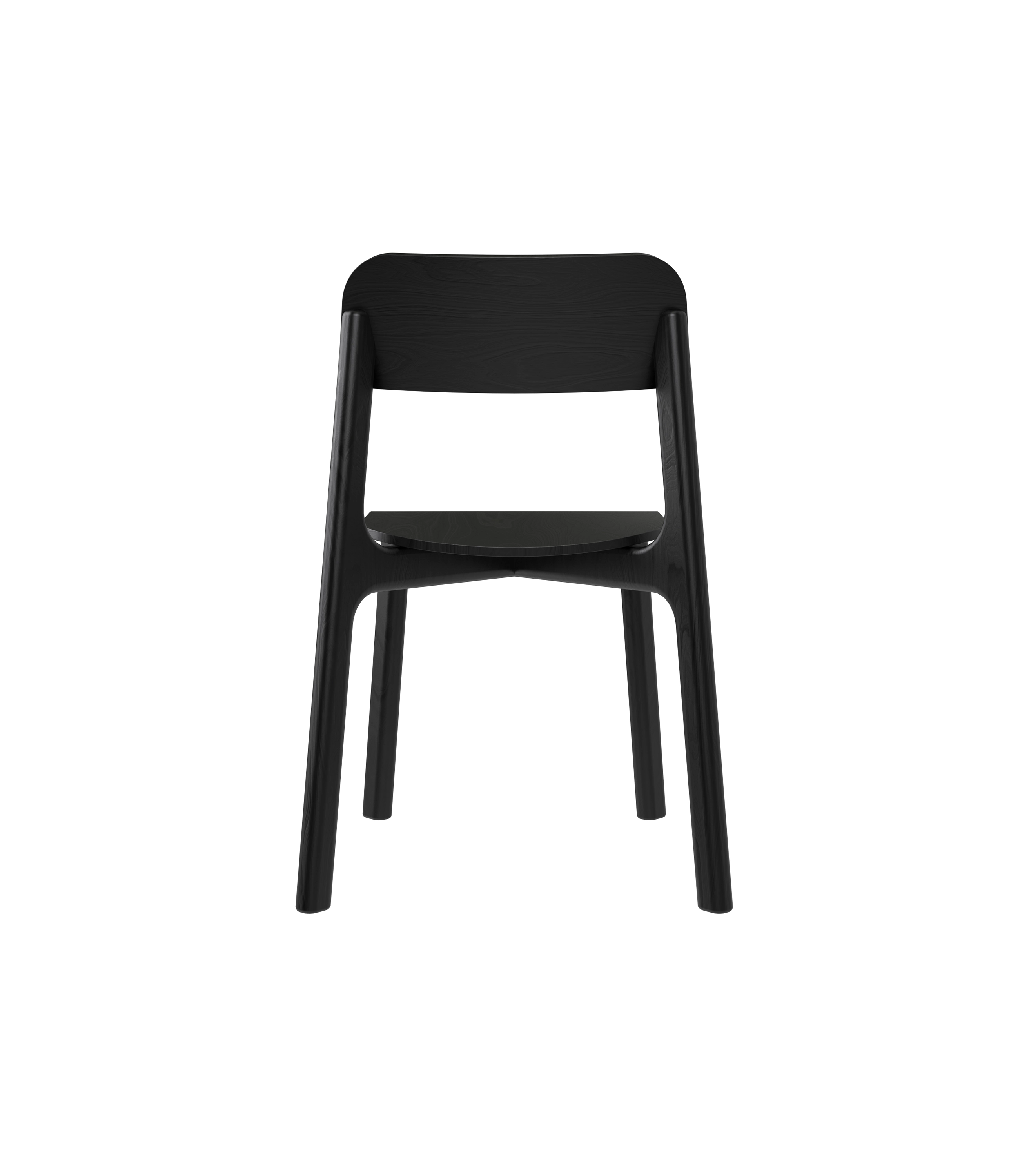 krzesło czarne drewniane nowoczesne polski design