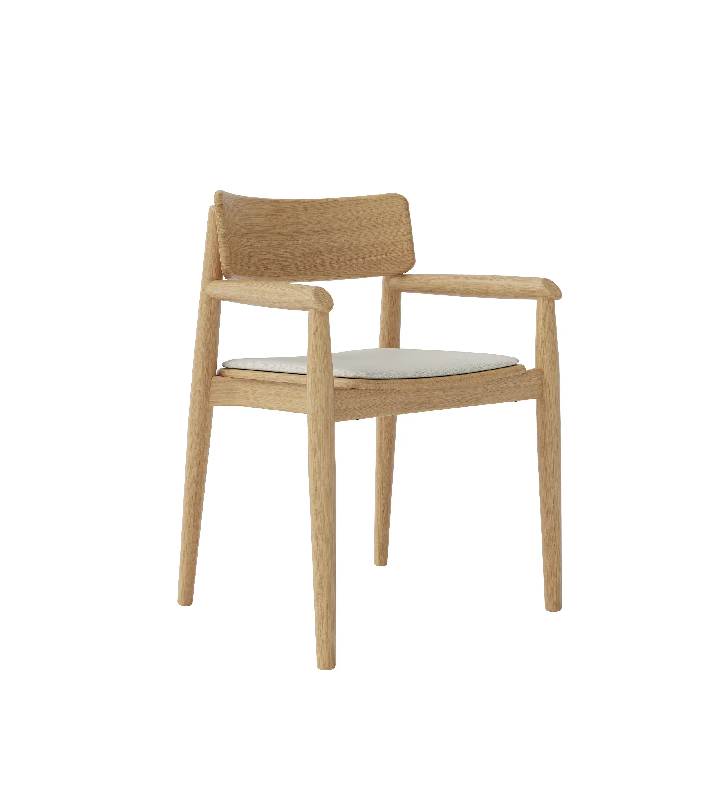 krzesło drewniane z podłokietnikami fotel dębowy