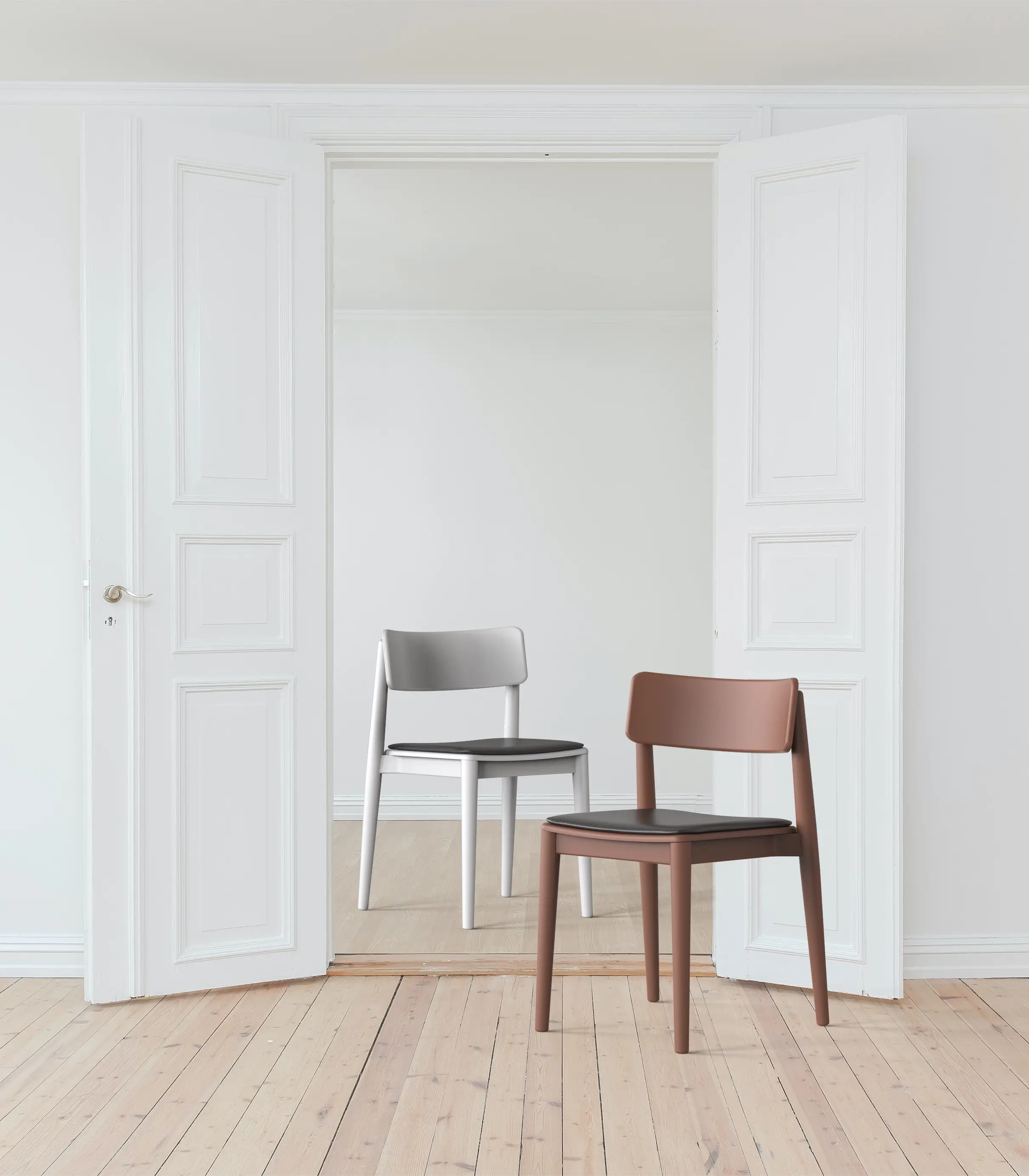 krzesło drewniane kolorowe