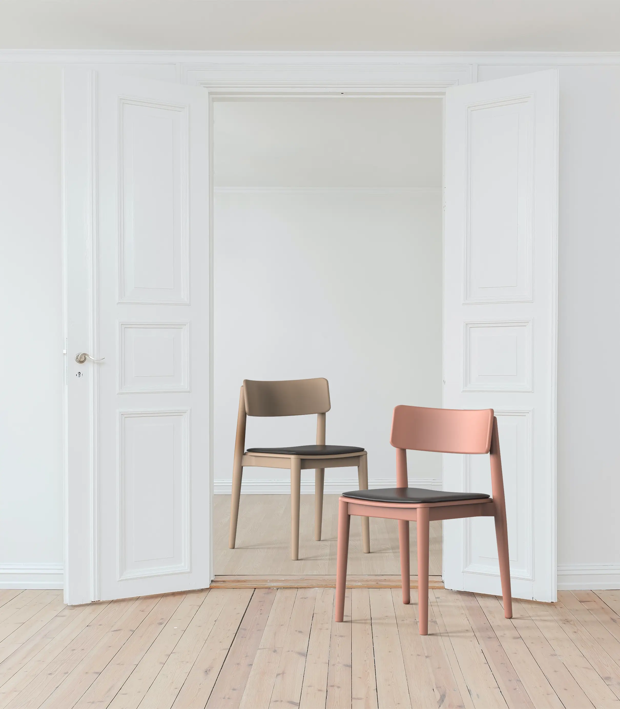 nowoczesne krzesło drewniane