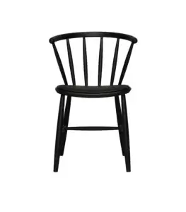 krzeslo patyczak miekkie tapicerowane czarne drewniane
