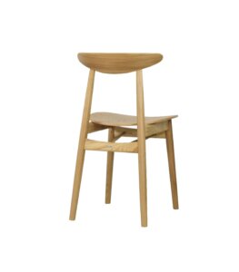 krzeslo debowe prl retro drewno design