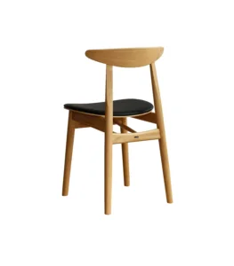 krzesło drewniane prl dębowe design
