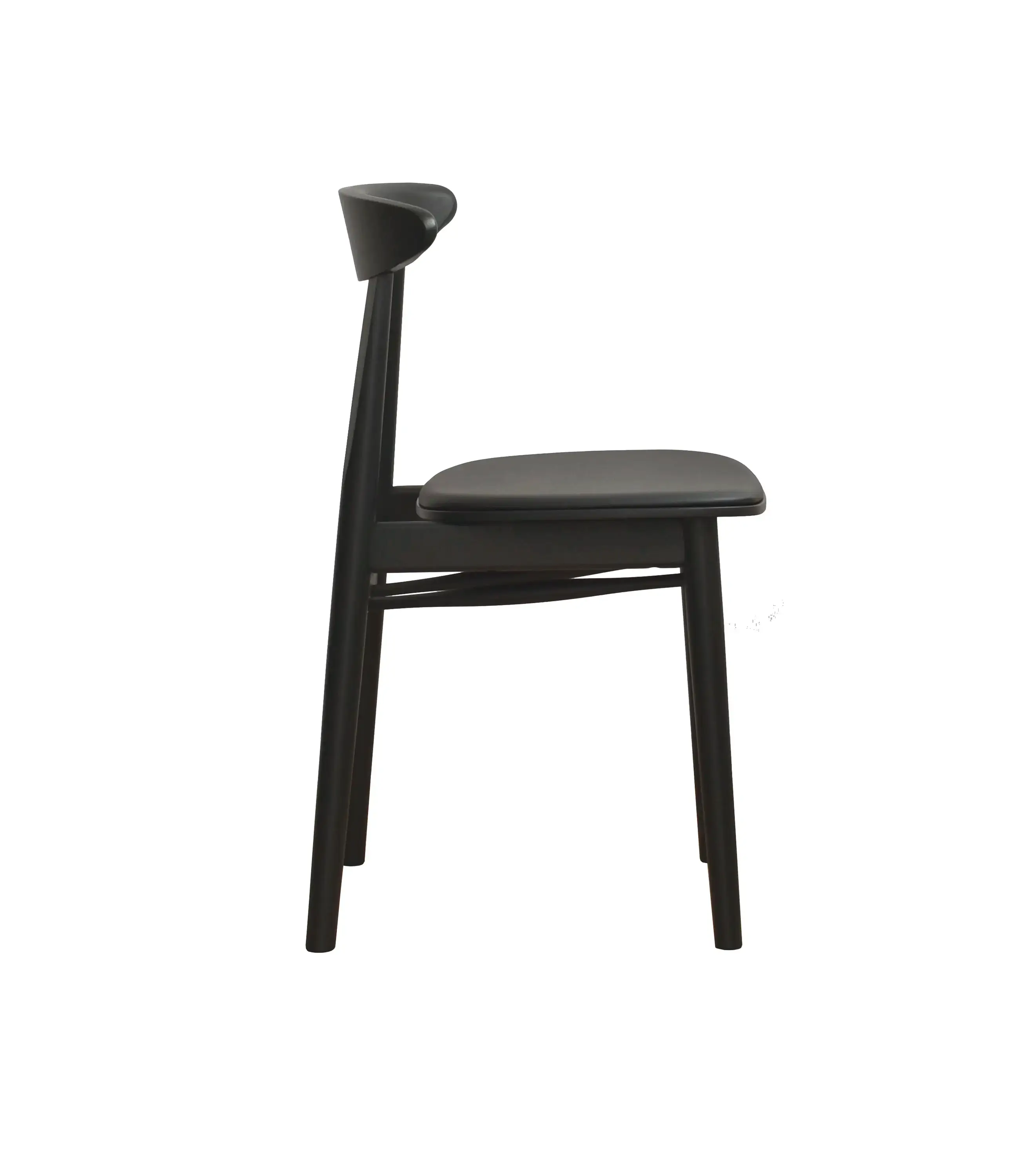 krzesło drewniane czarne retro