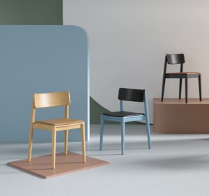 krzeslo drewniane nowoczesne tapicerowane