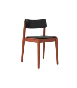 krzeslo drewniane tapicerowane bordowe dante