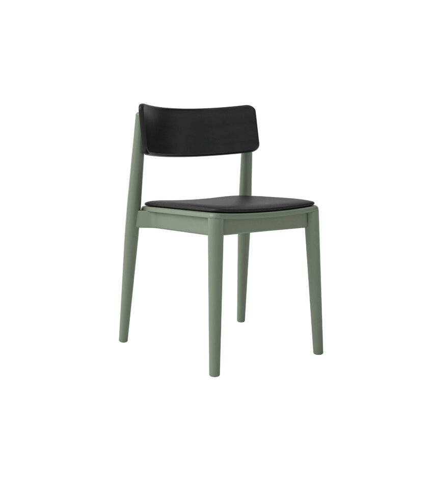 p krzeslo szare drewniane nowoczesne skandynawskie
