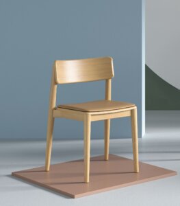 a krzeslo drewniane nowoczesne tapicerowane