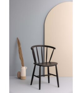 krzeslo czarne patyczak drewno