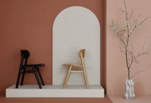 krzesło drewniane polski design nowoczesne