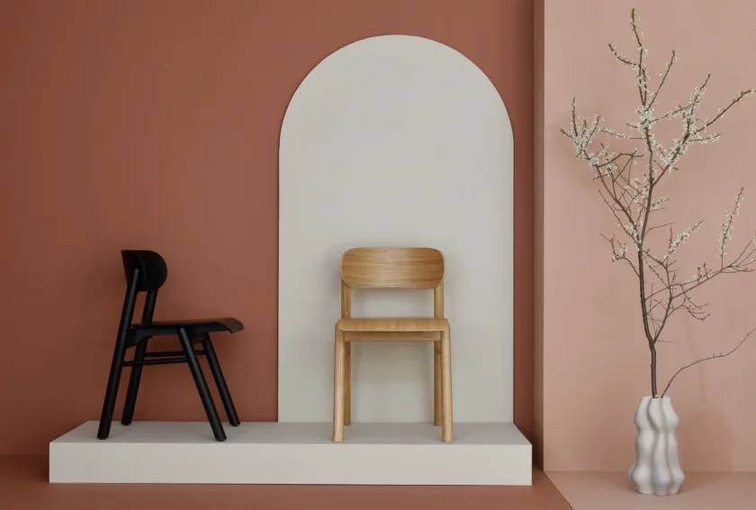 krzesło drewniane polski design nowoczesne Honza