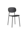 krzeslo czarne debowe minimalistyczne