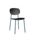 krzeslo minimalistyczne na kolorowych nogach minimalistyczne