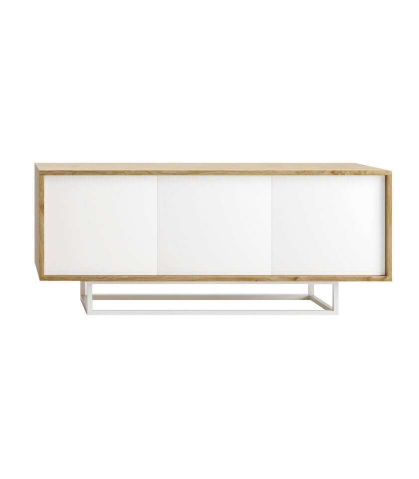 szafka nowoczesna w stylu skandynawskim biała