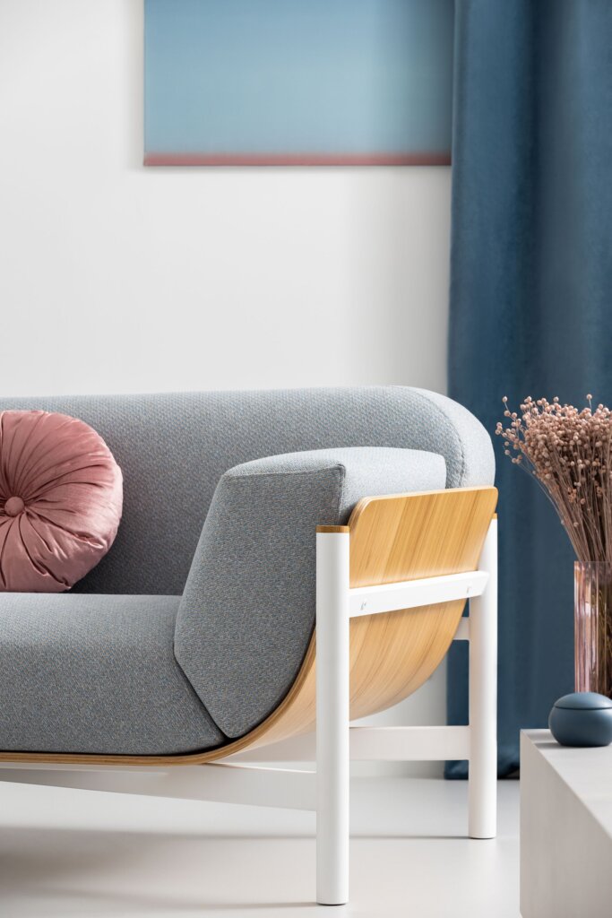 sofa minimalistyczna dab naturalny