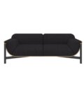sofa czarna minimalistyczna sofa
