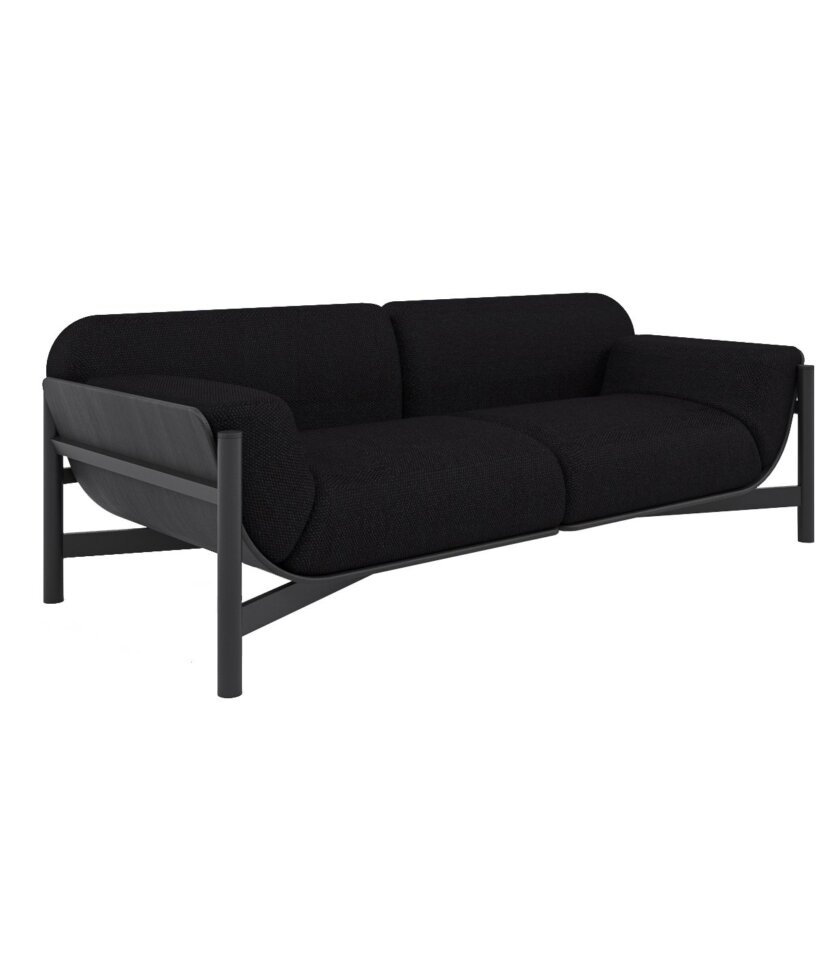 sofa czarna minimalistyczna elegancka